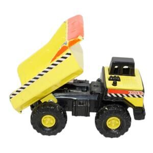 Vintage Maisto Tonka 768 Yellow Dump Truck Toy - 1:64 Construction Vehicle 1998